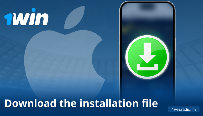 Approve download with Trust to install 1win setup