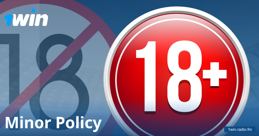 Underage gambling policy at 1win