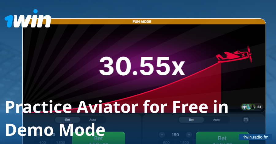 Free demo mode for 1win Aviator practice