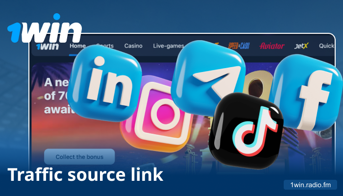 Promote 1win via blogs or social networks