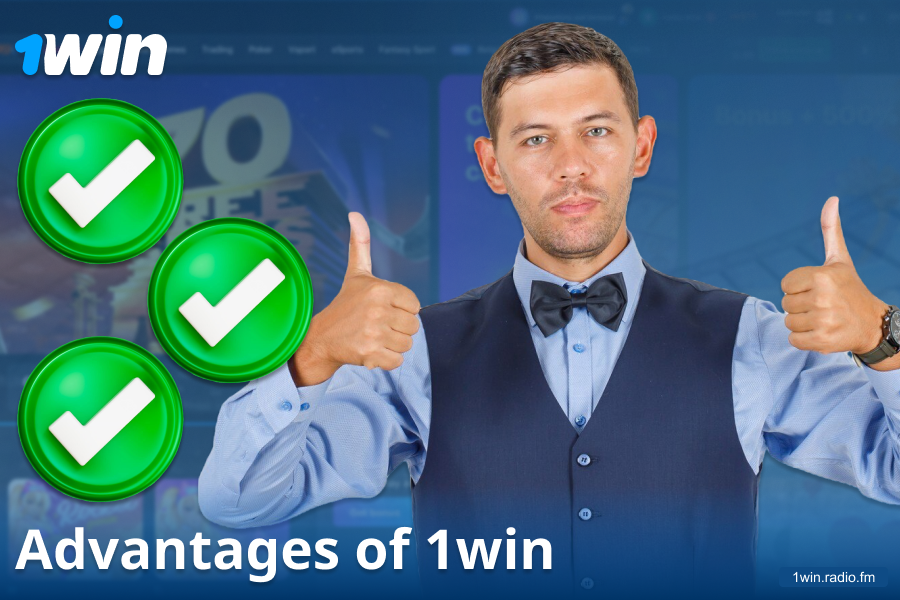 Advantages of the 1Win casino
