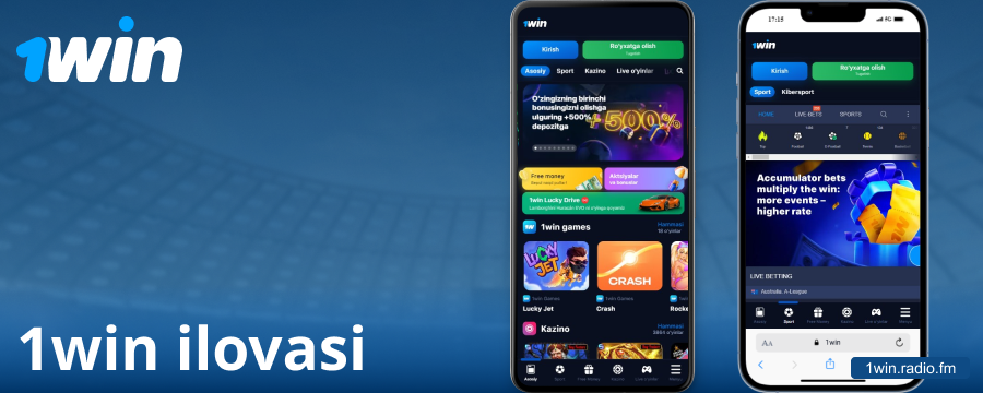 O‘zbekistonlik o‘yinchilar uchun 1Win mobil ilova