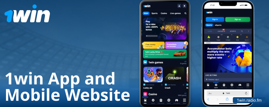 Mobile app for 1Win players