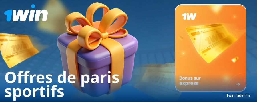 Bonus sportifs pour les parieurs de 1Win France