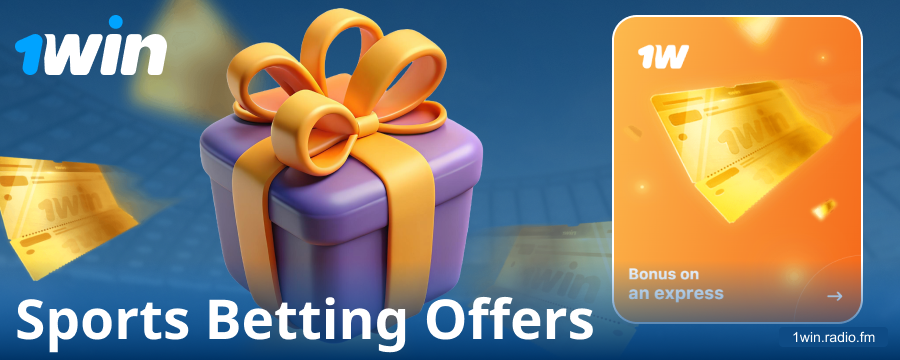 Sports bonuses for 1Win bettors