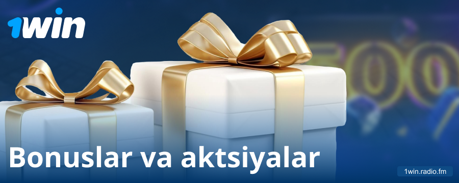 O‘zbekistonlik 1Win o‘yinchilari uchun bonuslar