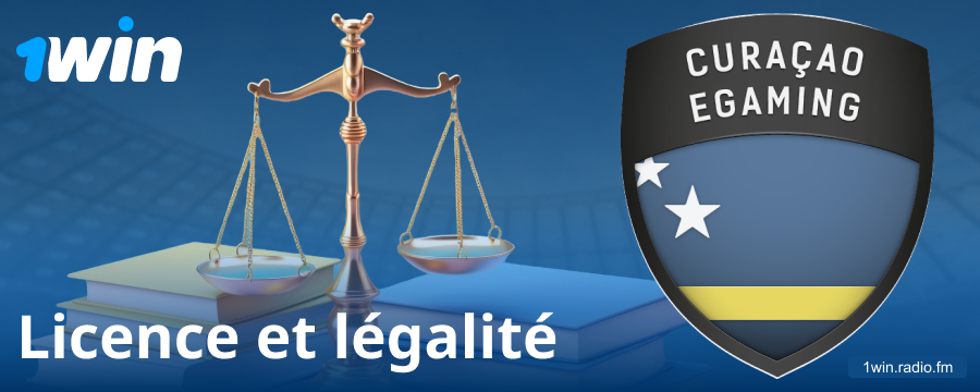 Statut légal du bookmaker 1Win FR