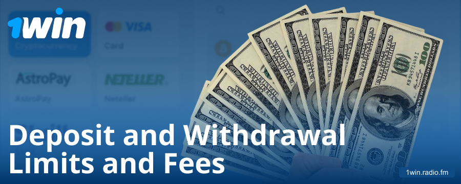 Minimum and maximum deposit for 1Win players