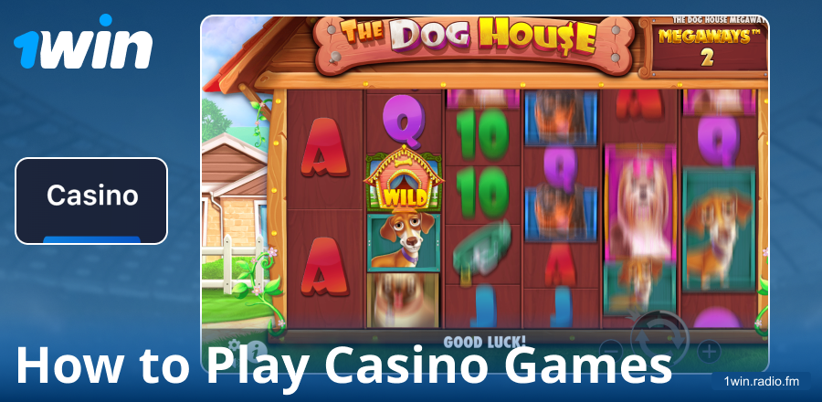 Guide on playing at the 1Win casino