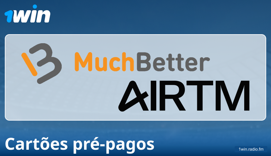 Características dos pagamentos via cartões pré-pagos no 1Win Brasil