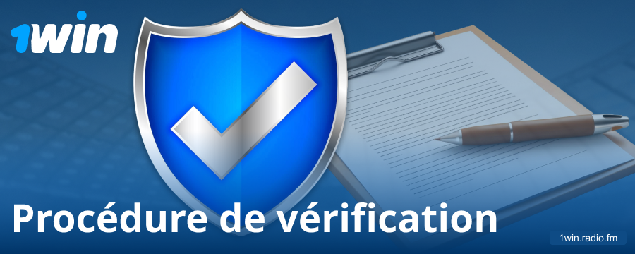 Vérification de profil au casino 1Win pour les Français