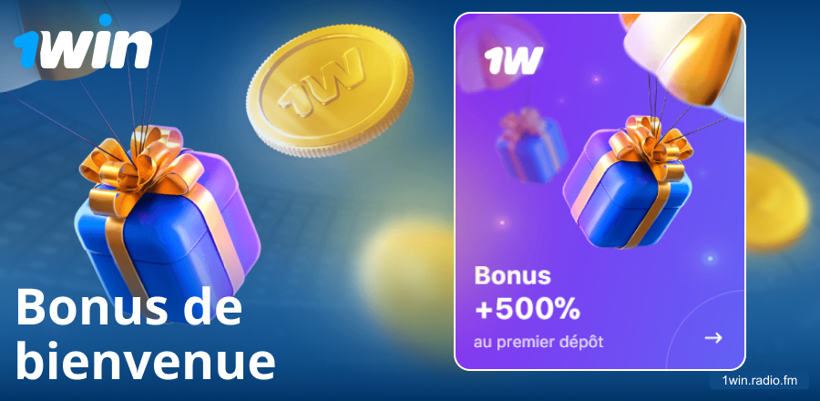 Bonus de premier dépôt chez 1Win France