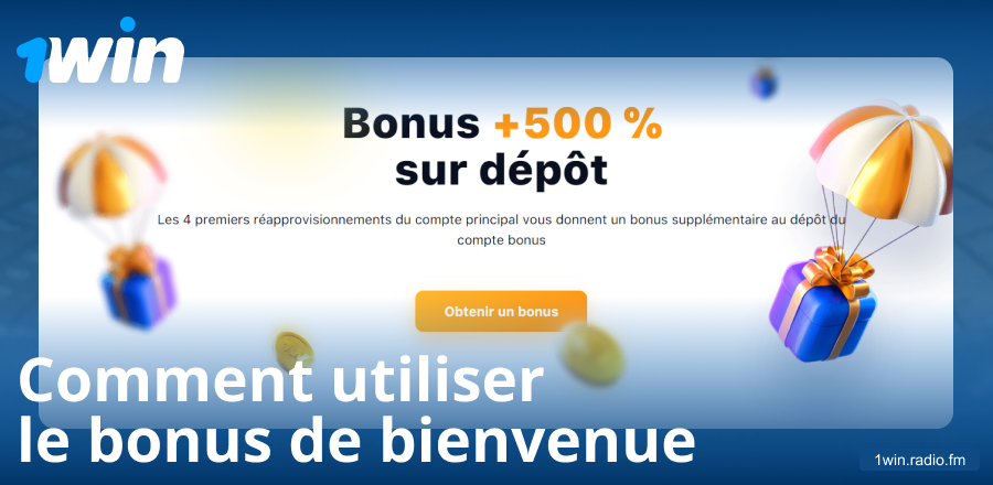 Guide du bonus de bienvenue chez 1Win FR