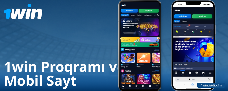 Azərbaycanlı oyunçular üçün 1Win mobil tətbiqi