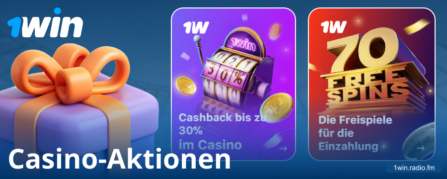 Casino-Boni für Spieler bei 1Win Deutschland