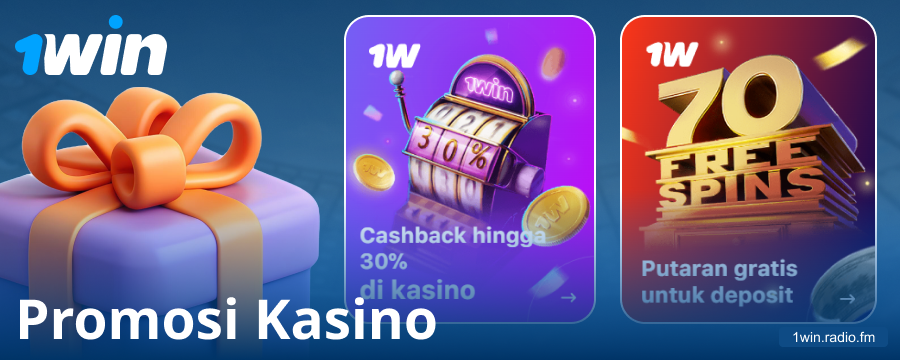 Bonus Kasino untuk Pemain 1Win Indonesia