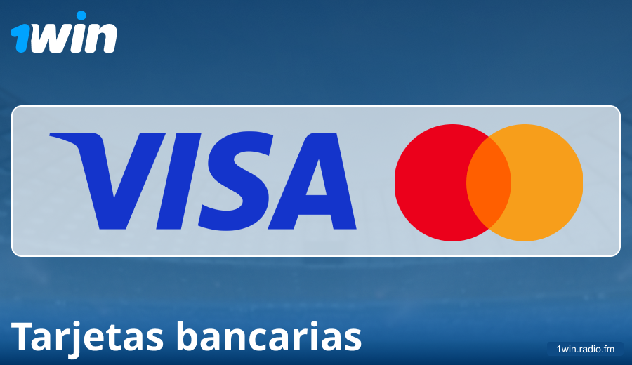 Características de pagos con tarjetas bancarias en 1Win ES