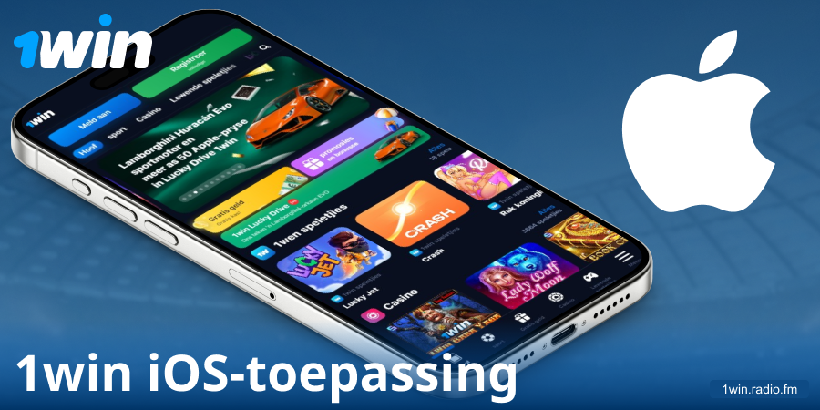 Laai die 1Win app af vir iOS