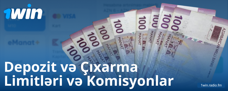 Azərbaycanlı oyunçular üçün minimum və maksimum depozitlər 1Win