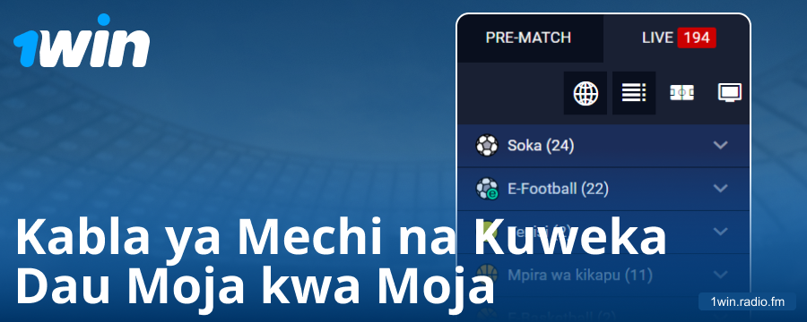 Aina za Mashindano kwenye Tovuti ya 1Win
