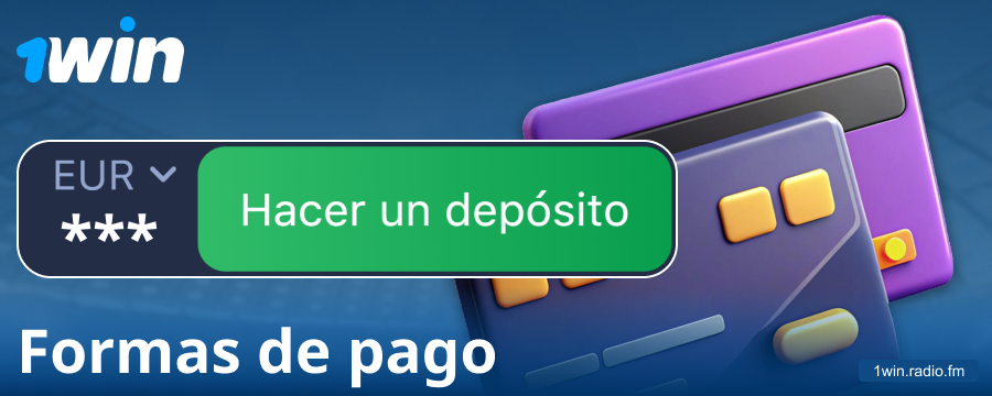 Operaciones bancarias para jugadores de 1Win España