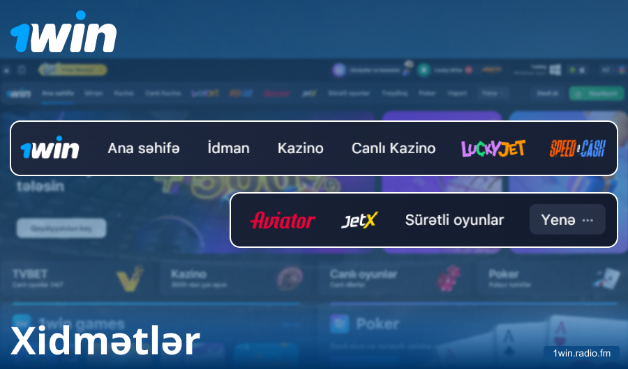 1Win Azərbaycanın sayt funksionallığı