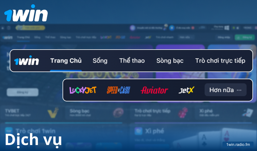 Chức năng trang web 1Win Việt Nam