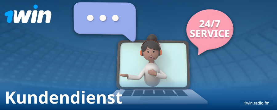 Support-Kontakte für Wettende bei 1Win DE