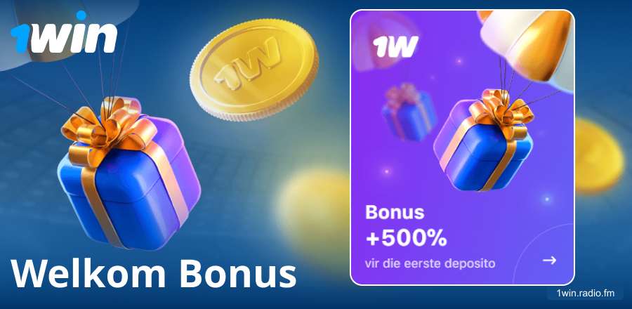 Eerste deposito bonus by 1Win
