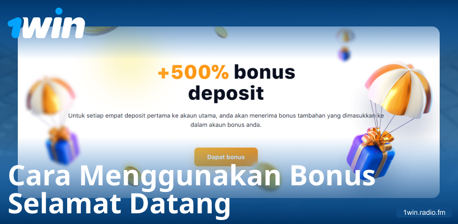 Panduan untuk bonus selamat datang di 1Win